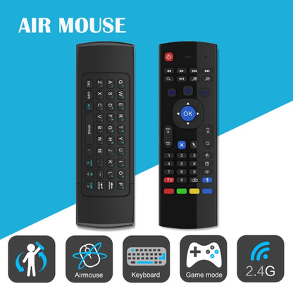 MX3-M Air Mouse Wireless 2.4G Remote Control Keyboard with Microphone for Android TV Box / Mini PC -  by buy2fix | Online Shopping UK | buy2fix