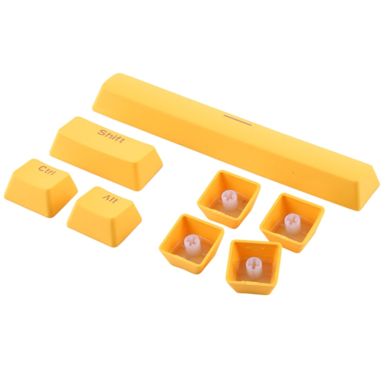 104 Keys Double Shot PBT Backlit Keycaps for Mechanical Keyboard (Yellow) -  by buy2fix | Online Shopping UK | buy2fix