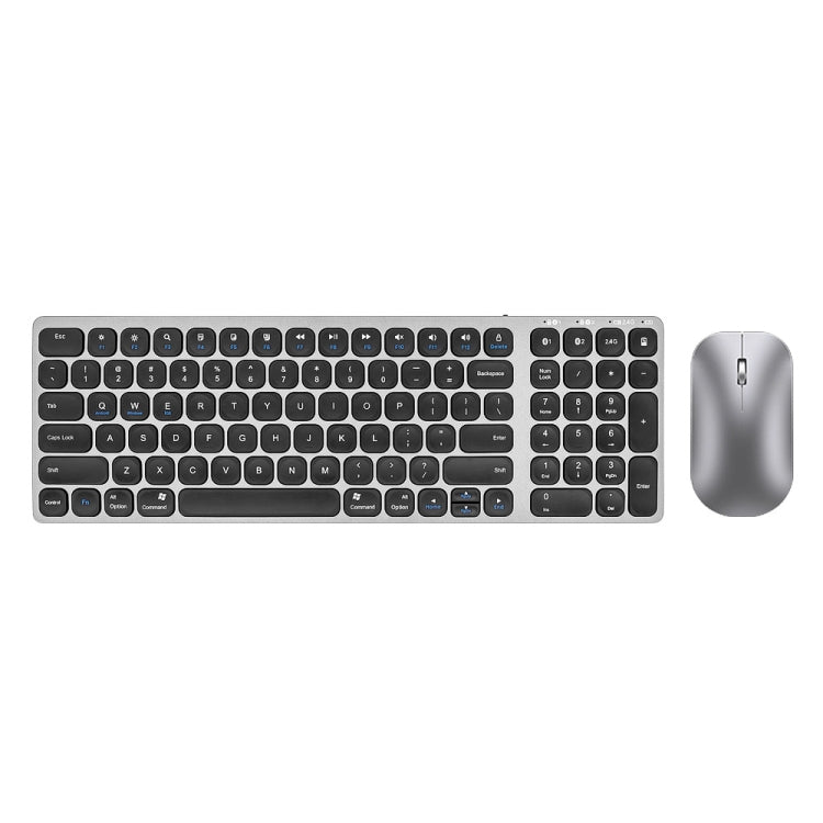 K4500 Wireless Bluetooth Keyboard + Three-modes Charging Silent Mouse Set - Wireless Keyboard by buy2fix | Online Shopping UK | buy2fix