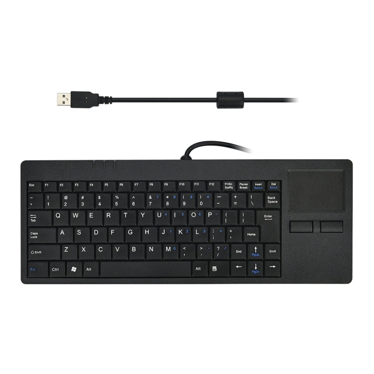 MC-818 82 Keys Touch-pad Ultra-thin Wired Computer Keyboard - Computer & Networking by buy2fix | Online Shopping UK | buy2fix