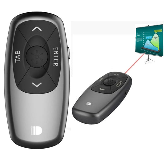 Doosl DSIT011 2.4GHz Mini Rechargeable PowerPoint Presentation Remote Control, Control Distance: 100m(Black) - Computer & Networking by DOOSL | Online Shopping UK | buy2fix