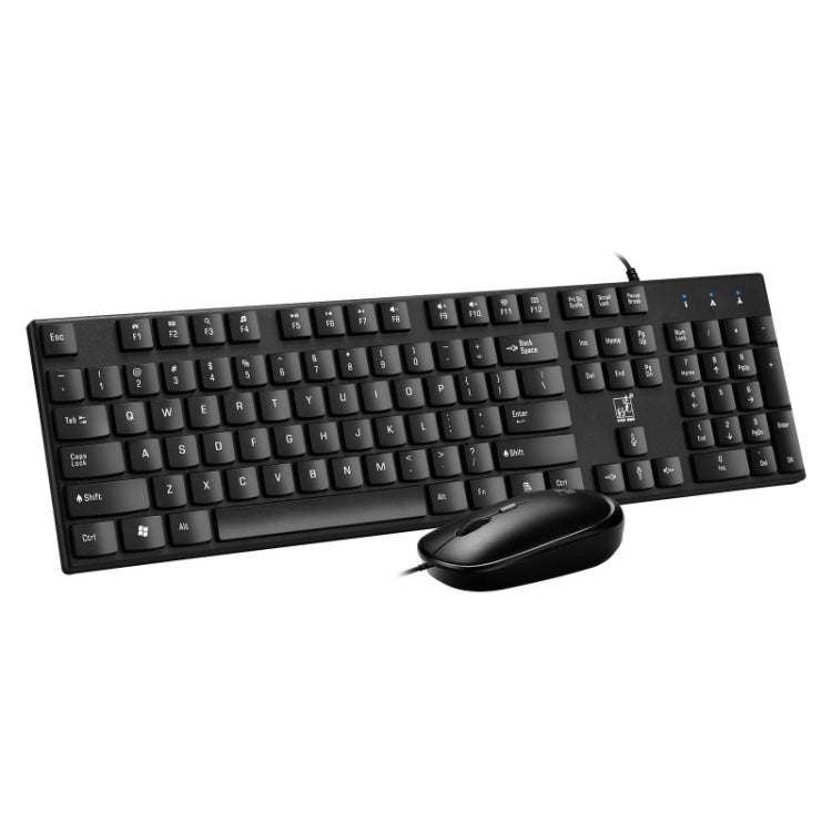 ZGB S600 Chocolate Candy Color Wired USB Keyboard Mouse Set(Black) - Wired Keyboard by Chasing Leopard | Online Shopping UK | buy2fix