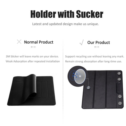 Multi-function Portable Ultrathin Foldable Heat Dissipation Mobile Phone Desktop Holder Laptop Stand (Black) - Computer & Networking by buy2fix | Online Shopping UK | buy2fix