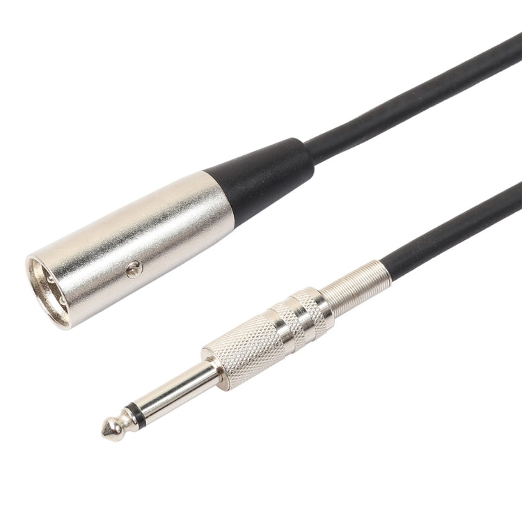 5m XLR 3-Pin Male to 1/4 inch (6.35mm) Mono Shielded Microphone Audio Cord Cable - Consumer Electronics by buy2fix | Online Shopping UK | buy2fix