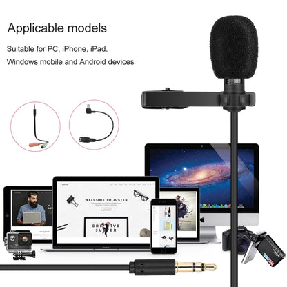 Yanmai R955 Clip-on Lapel Mic Lavalier Omni-directional Double Condenser Microphone, For Live Broadcast, Show, KTV, etc - Consumer Electronics by buy2fix | Online Shopping UK | buy2fix