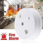 433MHz Photoelectronc Smoke and Heat Detector(White) - Security by buy2fix | Online Shopping UK | buy2fix