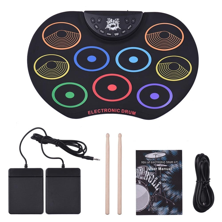 USB Colorful Hand Roll Electronic Drum Children Percussion Instrument - Percussion Instruments by buy2fix | Online Shopping UK | buy2fix