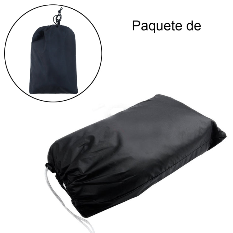 210D Oxford Cloth Motorcycle Electric Car Rainproof Dust-proof Cover, Size: XXXL (Black Silver) - Raincoat by buy2fix | Online Shopping UK | buy2fix