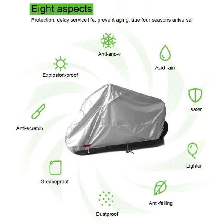 210D Oxford Cloth Motorcycle Electric Car Rainproof Dust-proof Cover, Size: L (Black) - Raincoat by buy2fix | Online Shopping UK | buy2fix