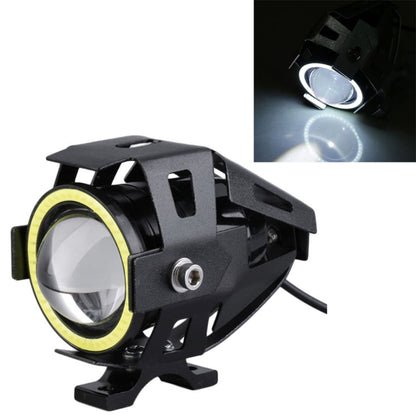 U7 10W 1000LM CREE LED Waterproof IP67 Headlamp Light with Angel Eyes Light for Motorcycle / SUV, DC 12V - Headlights by buy2fix | Online Shopping UK | buy2fix