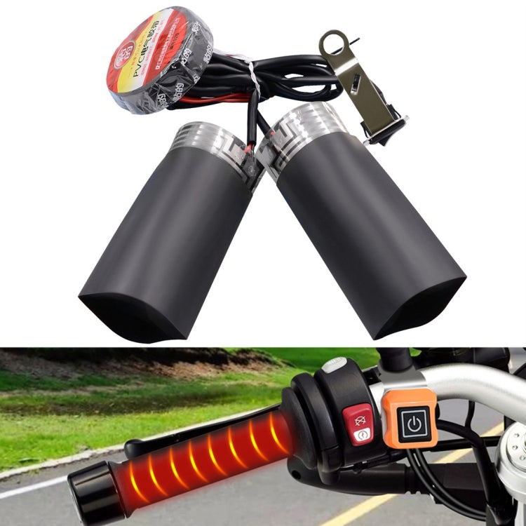 CS-054B1 Third Generation Motorcycle Modified Electric Heating Hand Cover Heated Grip Handlebar - Grips by buy2fix | Online Shopping UK | buy2fix