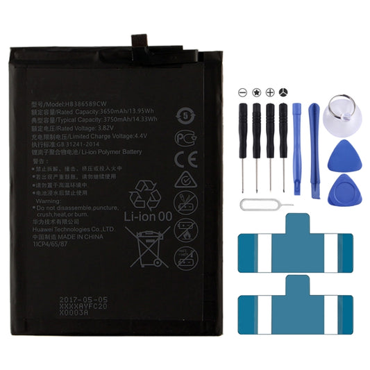 3650mAh Li-Polymer Battery HB386589ECW for Huawei P10 Plus / VKY-AL00 - For Huawei by buy2fix | Online Shopping UK | buy2fix