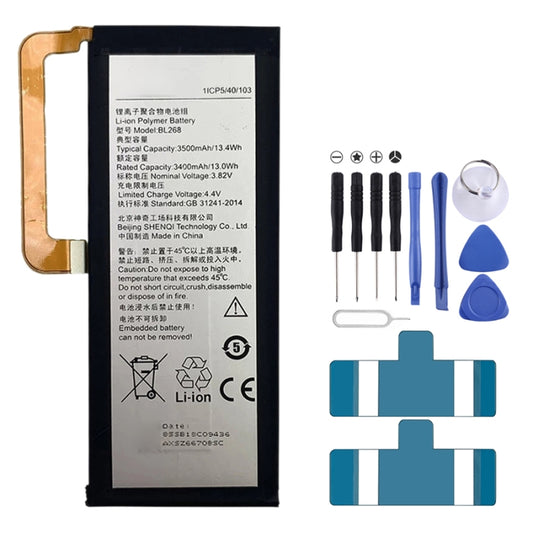 3500mAh BL268 for Lenovo ZUK Z2 Li-Polymer Battery - For Lenovo by buy2fix | Online Shopping UK | buy2fix