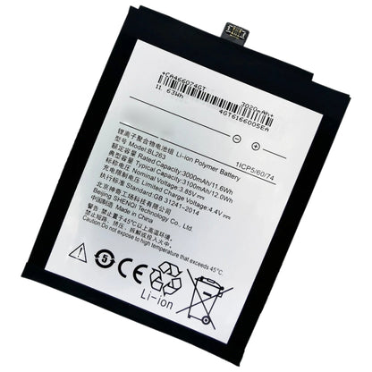 3100mAh BL263 for Lenovo ZUK Z2 Pro Li-Polymer Battery - For Lenovo by buy2fix | Online Shopping UK | buy2fix