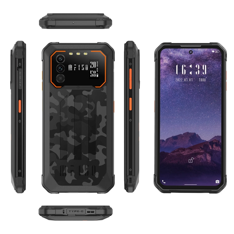 IIIF150 B1 Rugged Phone, 6GB+64GB, IP68/IP69K Waterproof Dustproof Shockproof, Dual Back Cameras, Side Fingerprint Identification, 6.5 inch Android 12 MediaTek Helio G37 MTK6765 Octa Core up to 2.3GHz, Network: 4G, NFC, OTG (Black) - Other by IIIF150 | Online Shopping UK | buy2fix