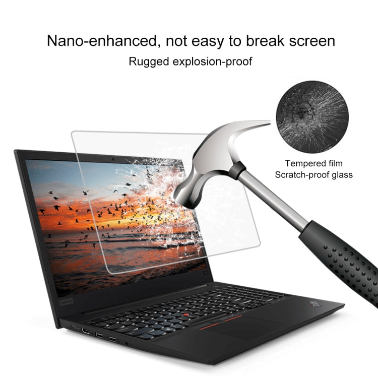 9H Surface Hardness Full Screen Tempered Glass Film for Lenovo ThinkPad E585 15.6 inch -  by buy2fix | Online Shopping UK | buy2fix