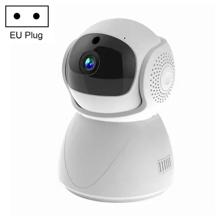 ZAS-5G01 1080P Home 5G WiFi Dual-band Panoramic Camera with 64GB TF Card, Support IR Night Vision & AP Hot Spot & Designated Alarm Area, EU Plug - Security by buy2fix | Online Shopping UK | buy2fix