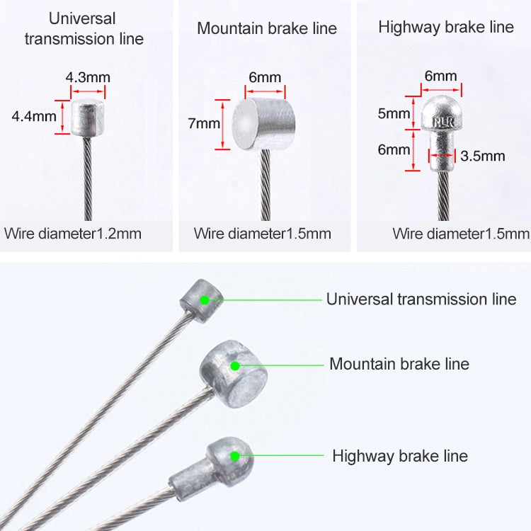 7 in 1 Universal PVC Bicycle Variable Speed Cable Tube Set(Black) - Outdoor & Sports by buy2fix | Online Shopping UK | buy2fix