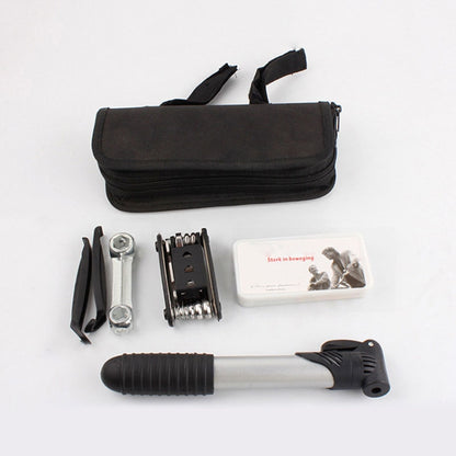 Bicycle Repair Tools Bike Tire Kit Bicycle Pump Puncture Repair Tool Bag - Outdoor & Sports by buy2fix | Online Shopping UK | buy2fix