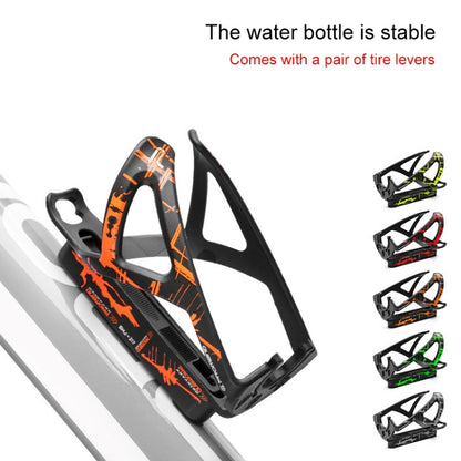 PROMEND SHJ-25217 Bicycle Water Bottle Holder Built-in Tire Levers (Black Yellow) - Holders by PROMEND | Online Shopping UK | buy2fix