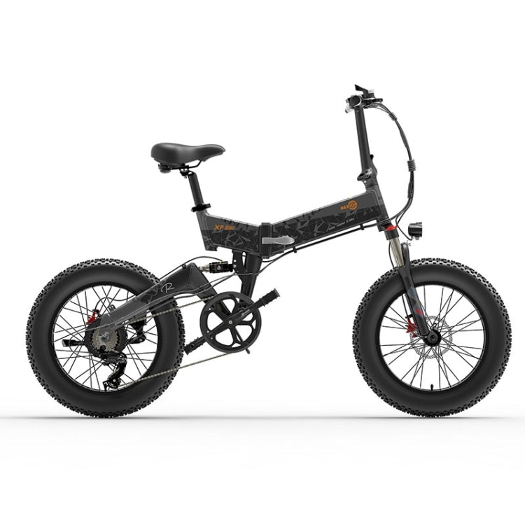 BEZIOR XF200 1000W 48V 15AH Folding Electric Snow Bicycle with 20 inch Tires, EU Plug - Electric Bicycles by BEZIOR | Online Shopping UK | buy2fix