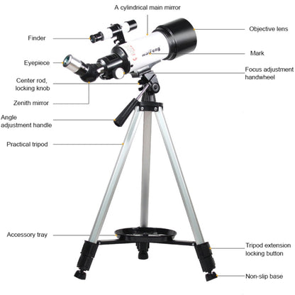 Maifeng40070 233x70 High Definition High Times Astronomical Telescope with Tripod - Monocular Binoculars by MaiFeng | Online Shopping UK | buy2fix