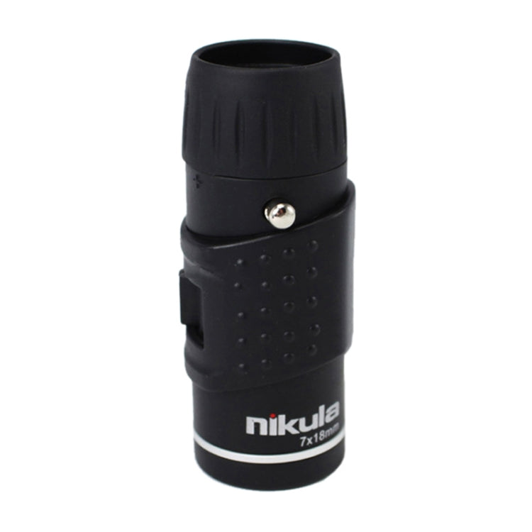 Nikula 7*18 Portable Professional High Times High Definition Dual Focus Zoom Monocular Pocket Telescope - Monocular Binoculars by Zoom | Online Shopping UK | buy2fix