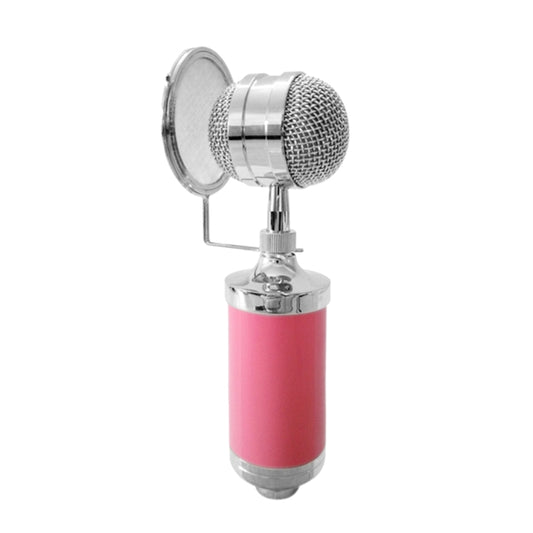 3000 Home KTV Mic Condenser Sound Recording Microphone with Shock Mount & Pop Filter for PC & Laptop, 3.5mm Earphone Port, Cable Length: 2.5m(Pink) - Consumer Electronics by buy2fix | Online Shopping UK | buy2fix