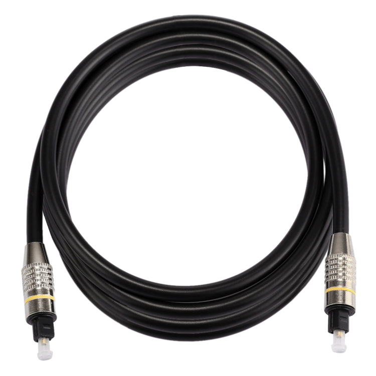 2m OD6.0mm Nickel Plated Metal Head Toslink Male to Male Digital Optical Audio Cable - Audio Optical Cables by buy2fix | Online Shopping UK | buy2fix