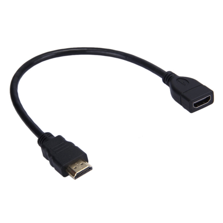 30cm High Speed HDMI 19 Pin Male to HDMI 19 Pin Female Adapter Cable - Computer & Networking by buy2fix | Online Shopping UK | buy2fix