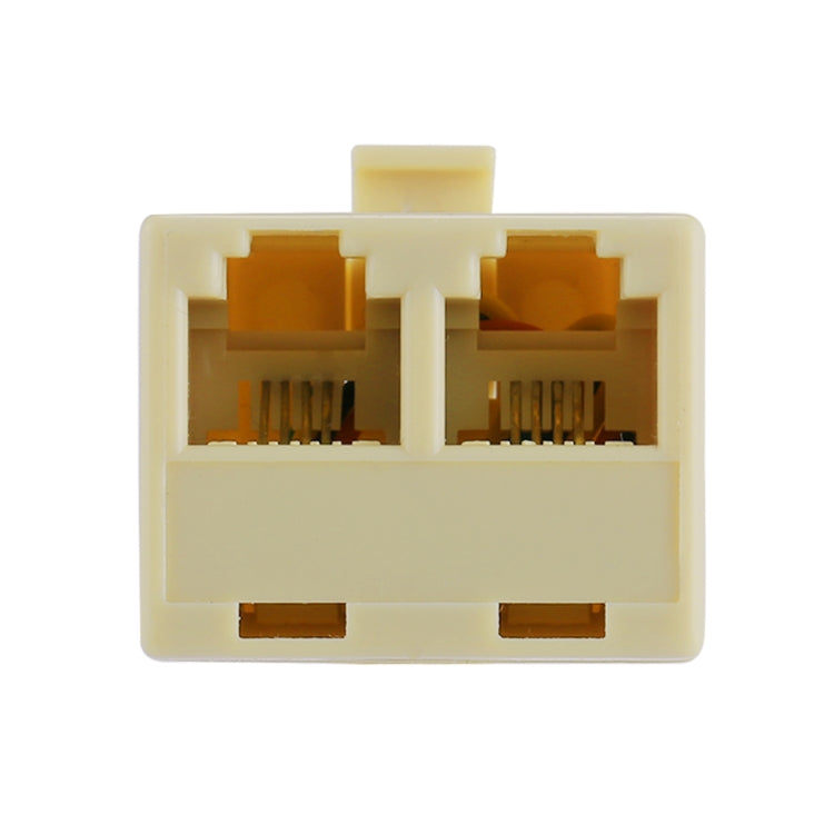 RJ11 Dual Ports Desktop Telephone Extension Cable Extender Connector Adapter -  by buy2fix | Online Shopping UK | buy2fix