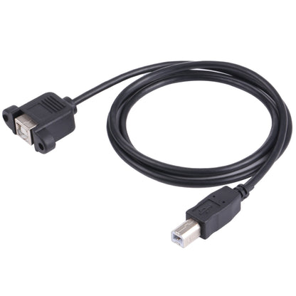 USB BM to BF Printer Extension Cable with Screw Hole, Length: 1m - USB Cable by buy2fix | Online Shopping UK | buy2fix