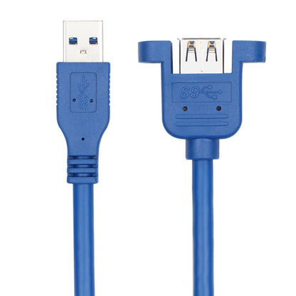 USB 3.0 Male to Female Extension Cable with Screw Nut, Cable Length: 1.5m - USB 3.0 by buy2fix | Online Shopping UK | buy2fix