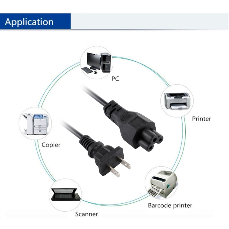 Three Holes Desktop Host Computer Power Cord, Length: 1.2m -  by buy2fix | Online Shopping UK | buy2fix