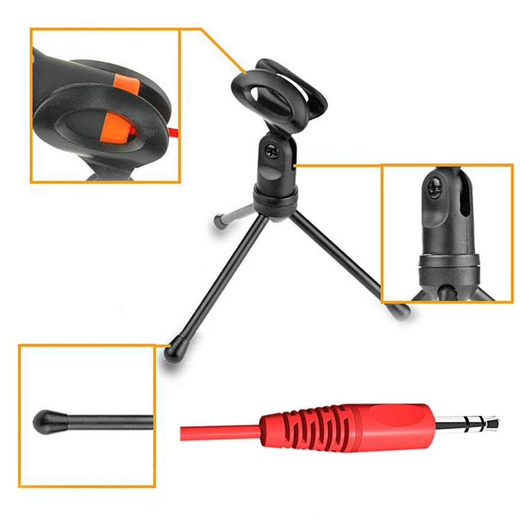 Yanmai SF666 Professional Condenser Sound Recording Microphone with Tripod Holder, Cable Length: 1.3m, Compatible with PC and Mac for Live Broadcast Show, KTV, etc.(Black) - Consumer Electronics by Yanmai | Online Shopping UK | buy2fix