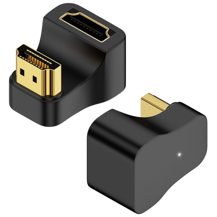 A8K-16 8K HDMI Male to HDMI Female U-bend Adapter - Adapter by buy2fix | Online Shopping UK | buy2fix