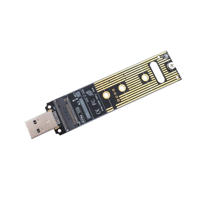 MSA7780 M.2 NVME PCI-E SSD to USB 3.1 Type-A Plug-in Adapter Card - HDD Enclosure by buy2fix | Online Shopping UK | buy2fix