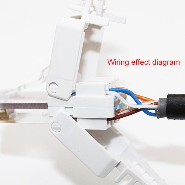 Tool-free Crimping RJ-45 Connector Modular Plug, Short Version Cat5e - Computer & Networking by buy2fix | Online Shopping UK | buy2fix