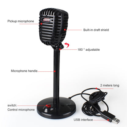 360 Degree Rotatable Driveless USB Voice Chat Device Video Conference Microphone, Cable Length: 2.2m -  by buy2fix | Online Shopping UK | buy2fix