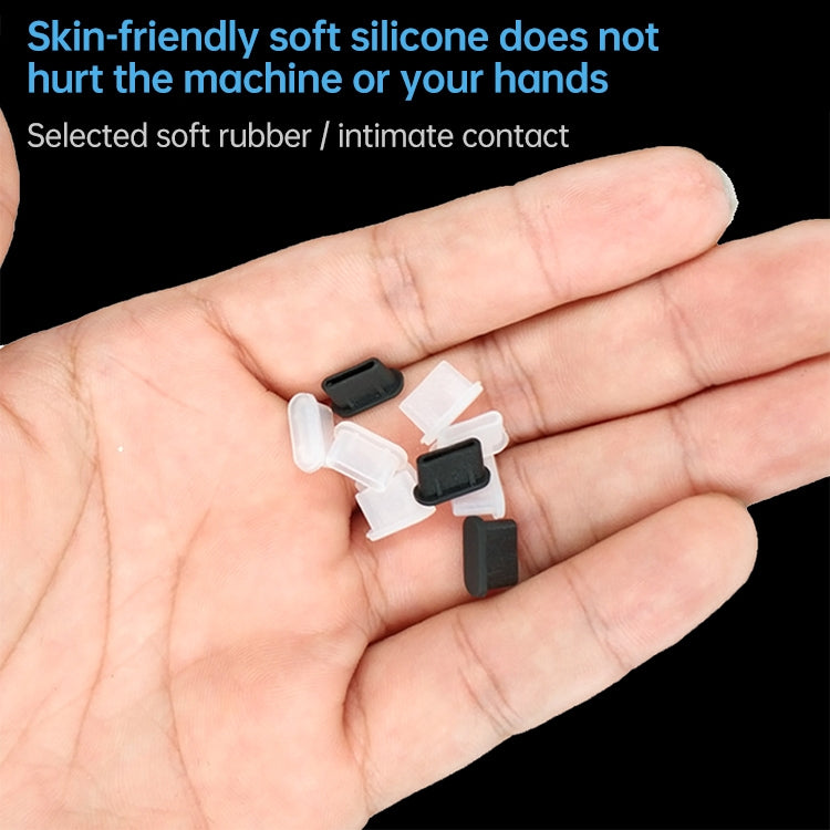 20 PCS Silicone Anti-Dust Plugs for USB-C / Type-C Port(Transparent) - Computer & Networking by buy2fix | Online Shopping UK | buy2fix