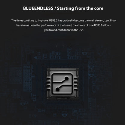 Blueendless U23Q SATA 2.5 inch Micro B Interface HDD Enclosure with Micro B to USB Cable, Support Thickness: 15mm or less -  by buy2fix | Online Shopping UK | buy2fix