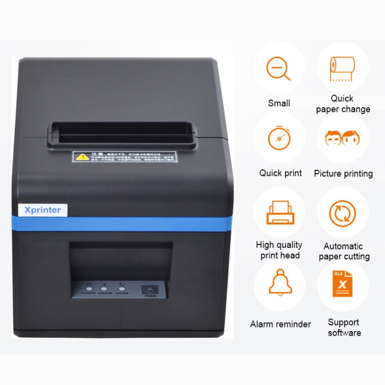 Xprinter XP-N160II USB Port Thermal Automatic Calibration Barcode Printer - Consumer Electronics by Xprinter | Online Shopping UK | buy2fix