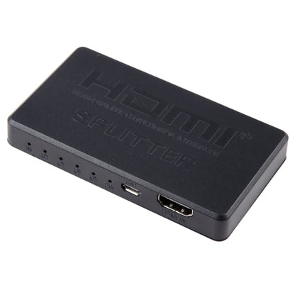 3D 4K HDMI Splitter Box, 1 Input x 4 Output, USB Power Supply(Black) -  by buy2fix | Online Shopping UK | buy2fix