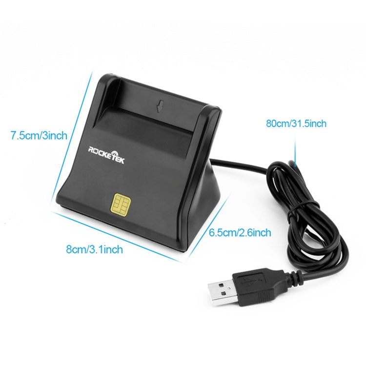 ROCKETEK SCR2 CAC ID SIM Chip Smart Card Reader -  by ROCKETEK | Online Shopping UK | buy2fix