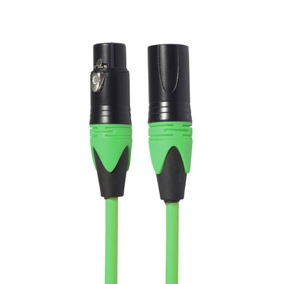 XRL Male to Female Microphone Mixer Audio Cable, Length: 1m (Green) - Consumer Electronics by buy2fix | Online Shopping UK | buy2fix