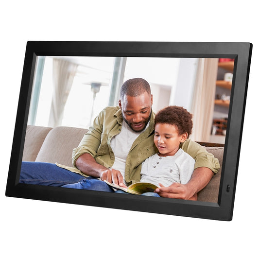 23.6 inch LED Display Digital Photo Frame with Holder & Remote Control, US Plug(Black) - Consumer Electronics by buy2fix | Online Shopping UK | buy2fix