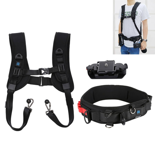 PULUZ 3 in 1 Multi-functional Bundle Waistband Strap + Double Shoulders Strap + Capture Camera Clip Kits with Hook for SLR / DSLR Cameras - Camera Accessories by PULUZ | Online Shopping UK | buy2fix