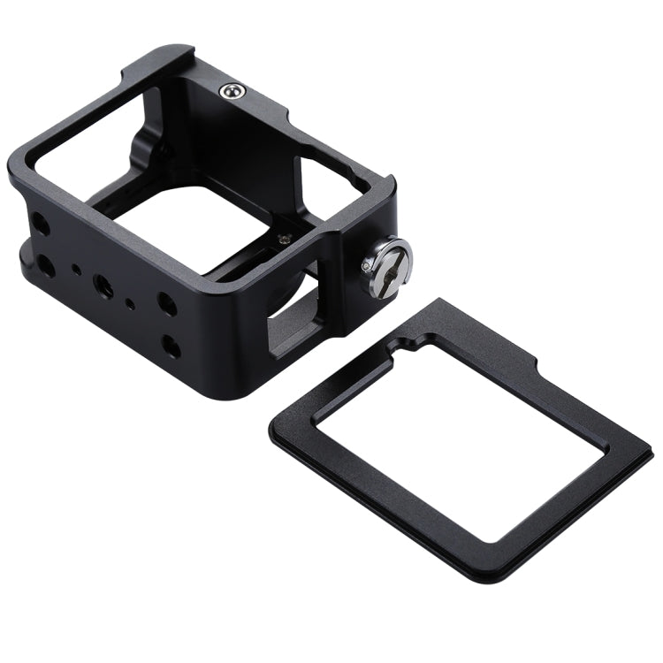 PULUZ Housing Shell CNC Aluminum Alloy Protective Cage with Insurance Frame & 52mm UV Lens for GoPro HERO(2018) /7 Black /6 /5(Black) - Metal Cases by PULUZ | Online Shopping UK | buy2fix