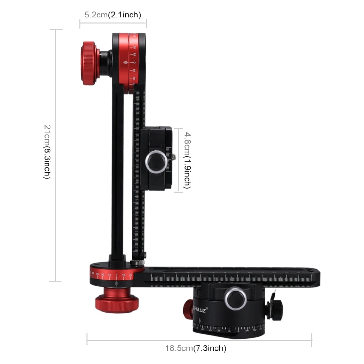 PULUZ 720 Degree Panoramic Aluminum Alloy Ball Head Quick Release Plate Kits - Tripod Heads by PULUZ | Online Shopping UK | buy2fix