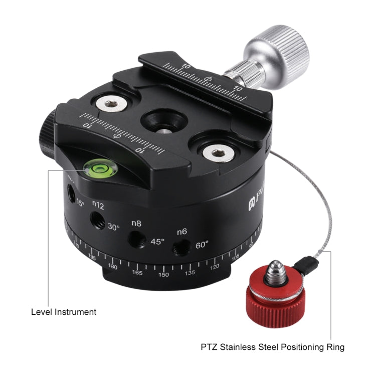 PULUZ 720 Degree Panoramic Aluminum Alloy Ball Head Quick Release Plate Kits - Tripod Heads by PULUZ | Online Shopping UK | buy2fix